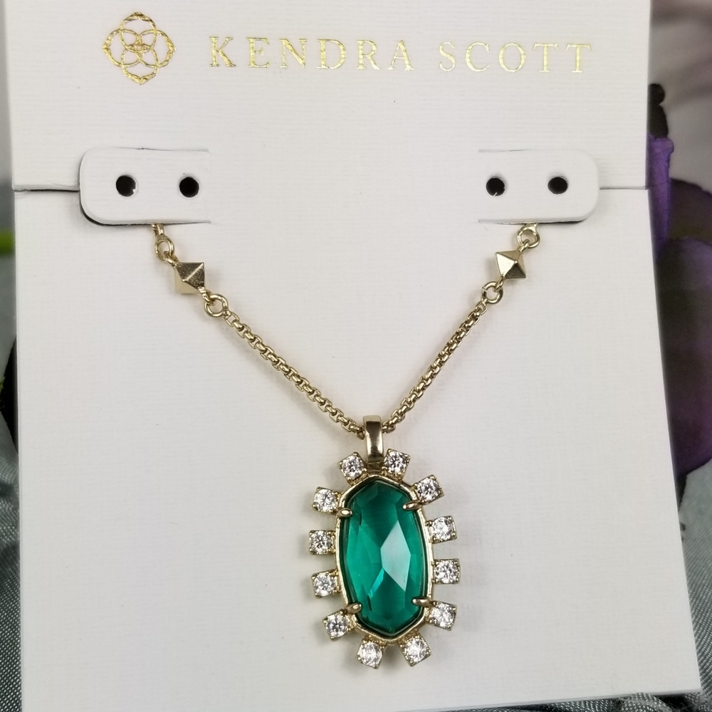Kendra Scott, Brett, Emerald, Necklace